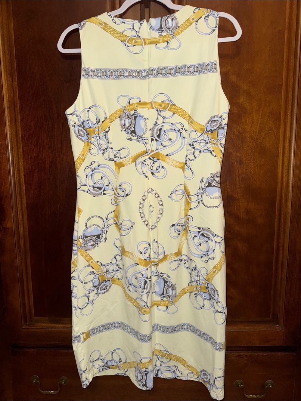 J. McLaughlin Sofia Sleeveless Dress Catalina Cloth size Medium. - Picture 2 of 5